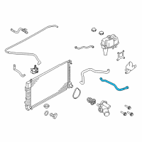 OEM Mercury Milan By-Pass Hose Diagram - 6E5Z-8597-A