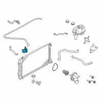 OEM 2011 Ford Escape Auxiliary Pump Diagram - 8M6Z-18D473-A