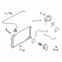 OEM 2008 Mercury Mariner Lower Hose Diagram - 8M6Z-8286-A