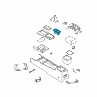 OEM Hyundai Drink Holder Diagram - 84620-3C100-NU