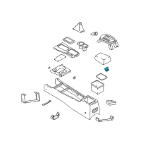 OEM 2004 Kia Optima Hinge Assembly-Console A Diagram - 846903C000