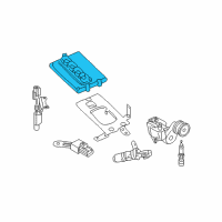 OEM 2009 Chrysler Aspen Electrical Powertrain Control Module Diagram - 5150281AB