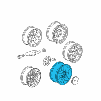 OEM 2012 Chevrolet Avalanche Wheel Diagram - 9597685