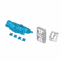 OEM 2020 Honda Civic Box Assembly, Fuse Diagram - 38200-TBA-A01