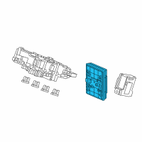 OEM 2017 Honda Civic Module Unit, Body Control Diagram - 38800-TGG-A01