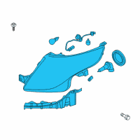 OEM 2015 Ford Explorer Composite Assembly Diagram - DB5Z-13008-G