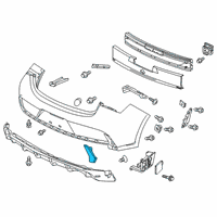 OEM 2019 Acura ILX Rear Rear Assembly, L Diagram - 33555-TZ3-A11