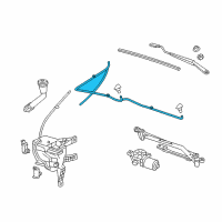 OEM 2014 Chevrolet Spark Washer Hose Diagram - 95967372