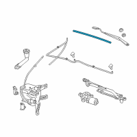 OEM 2014 Chevrolet Spark EV Front Blade Diagram - 95108156