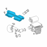 OEM Infiniti Q50 Air Duct Diagram - 16554-4GD1A