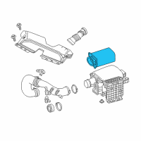 OEM 2018 Infiniti Q60 Air Cleaner Element Diagram - 16546-HG00B