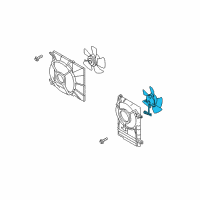 OEM Chevrolet Aveo Blower Asm, Engine Cooling Diagram - 93742289