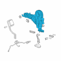 OEM 2009 Dodge Durango Housing-A/C And Heater Diagram - 68046002AA