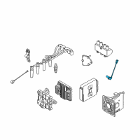 OEM 2007 Chevrolet Aveo Crankshaft Sensor Diagram - 25198942