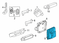 OEM 2020 Cadillac CT6 Module Diagram - 13518840