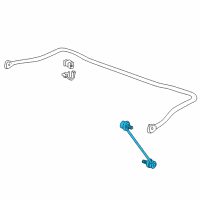 OEM BMW Z3 Stabilizer Link Diagram - 31-35-2-227-203