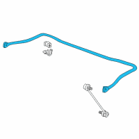 OEM 1997 BMW M3 Stabilizer, Front Diagram - 31-35-2-227-996