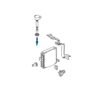 OEM 2001 Honda Civic Spark Plug (Pkj20Cr-M11) (Denso) Diagram - 12290-PGE-A01