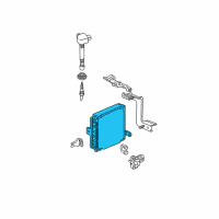 OEM 2004 Honda Civic Control Module, Engine Diagram - 37820-PLR-A11