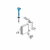 OEM Coil, Plug Hole Diagram - 30520-PVJ-A01