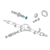 OEM 1999 Ford F-250 Axle Shafts Diagram - 1C3Z-4234-AB