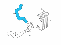 OEM Kia HOSE-COOLER Diagram - 431692N150