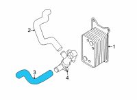 OEM Kia HOSE-COOLER OUTLET Diagram - 431692N160