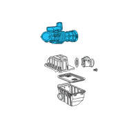 OEM Ford Mustang Air Tube Diagram - 5R3Z-9B659-BA