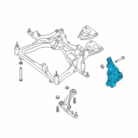 OEM 2014 Nissan Altima Spindle - KNUCKLE, LH Diagram - 40015-JA02A
