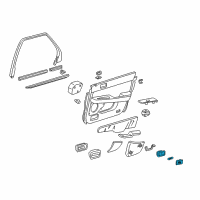 OEM 1998 Acura TL Light Assembly, Courtesy (Medium Taupe) (Daiichi) Diagram - 34255-SM4-961ZW