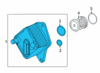 OEM 2021 Acura TLX Warmer (ATF) Diagram - 25560-5MX-A01