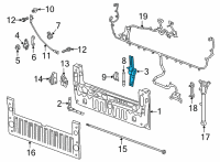 OEM 2021 GMC Sierra 3500 HD Hinge Diagram - 84644219