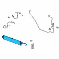 OEM 2018 Chevrolet Traverse Transmission Cooler Diagram - 84397531