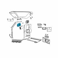 OEM 2005 Ford Ranger Dome Lamp Diagram - 4L5Z-13776-AA