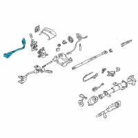 OEM GMC Savana 2500 Ignition Switch Diagram - 26075234