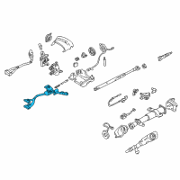 OEM 2005 Chevrolet Astro Switch Asm, Turn Signal & Headlamp Dimmer Switch & Windshield Wiper & Windshield Washer (W/ Lever) Diagram - 26108512