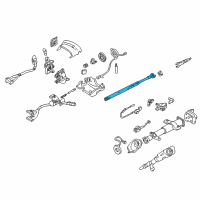 OEM 1999 Chevrolet Astro Steering Column-Lower Shaft Diagram - 26044974