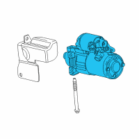 OEM 2020 Cadillac Escalade ESV Starter Diagram - 12694625
