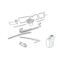 OEM 2002 Dodge Ram 1500 Cap-Washer Reservoir Diagram - 4756656