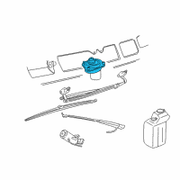 OEM 1994 Dodge B350 Wiper Linkage Diagram - 4389225