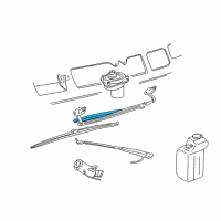 OEM 1994 Dodge B350 Wiper Linkage Diagram - 3730953