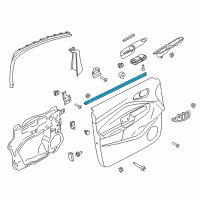 OEM 2018 Ford C-Max Belt Weatherstrip Diagram - AM5Z-5821456-A