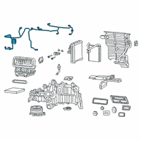 OEM Ram Wiring-A/C And Heater Diagram - 68396058AA