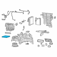 OEM Jeep Grand Wagoneer FILTER-CABIN AIR Diagram - 68535623AA