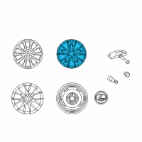 OEM Lexus IS F Wheel, Disc (For Rear) Diagram - 4261A-53200