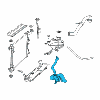 OEM Jeep Grand Cherokee Hose-Radiator Outlet Diagram - 52014834AD