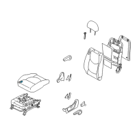 OEM 2011 Kia Soul Pad Assembly-Front Seat Cushion Diagram - 882502K050