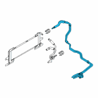 OEM 2012 Ford Mustang Tube Assembly Diagram - CR3Z-7R081-A