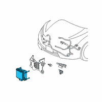 OEM 2020 Honda Civic RADAR SUB-ASSY. Diagram - 36803-TBH-A14