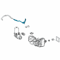 OEM 2022 Lexus UX250h Tube, Brake ACTUATOR Diagram - 44551-47050